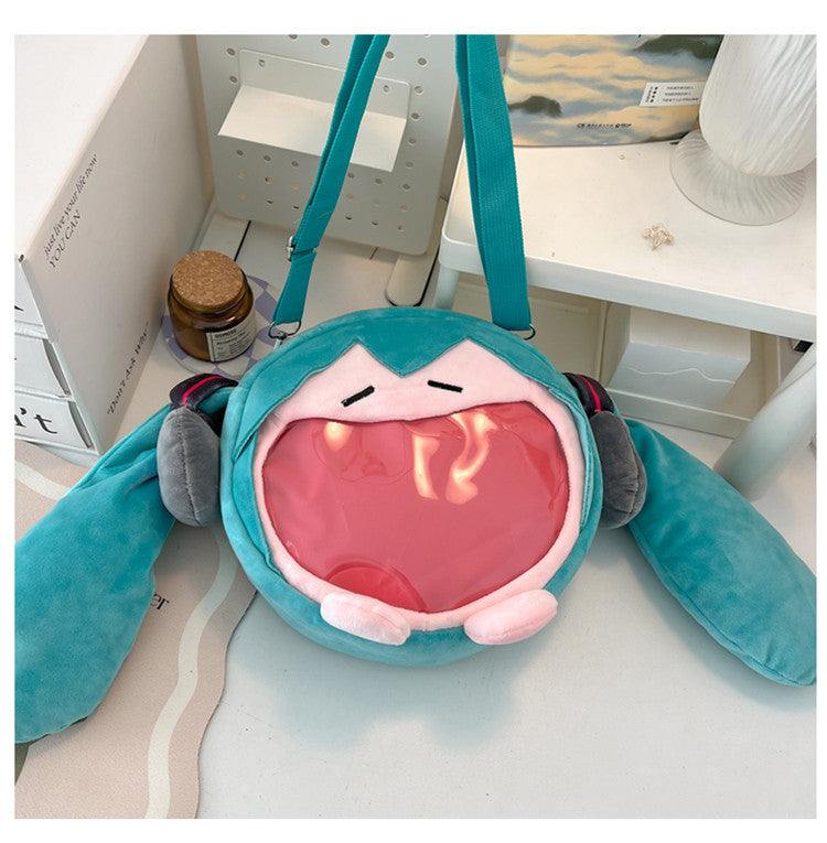 Small Hatsune Miku Plush ITA Cross Body Bag