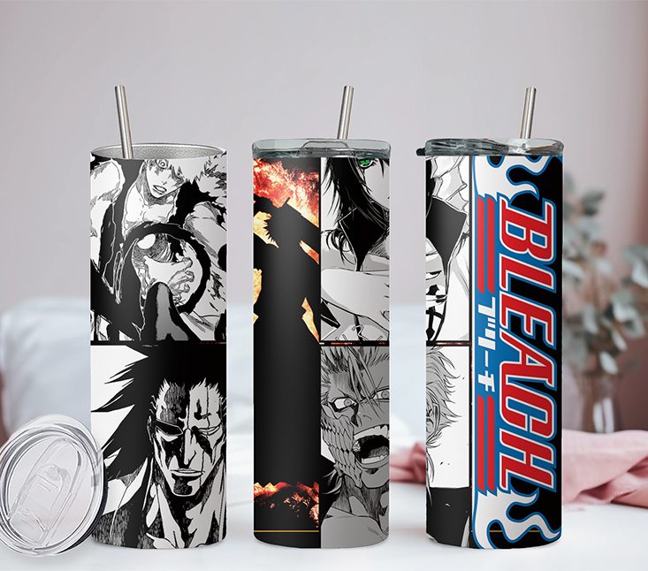 Bleach Collection Anime 20oz Tumbler with Straw and Lid
