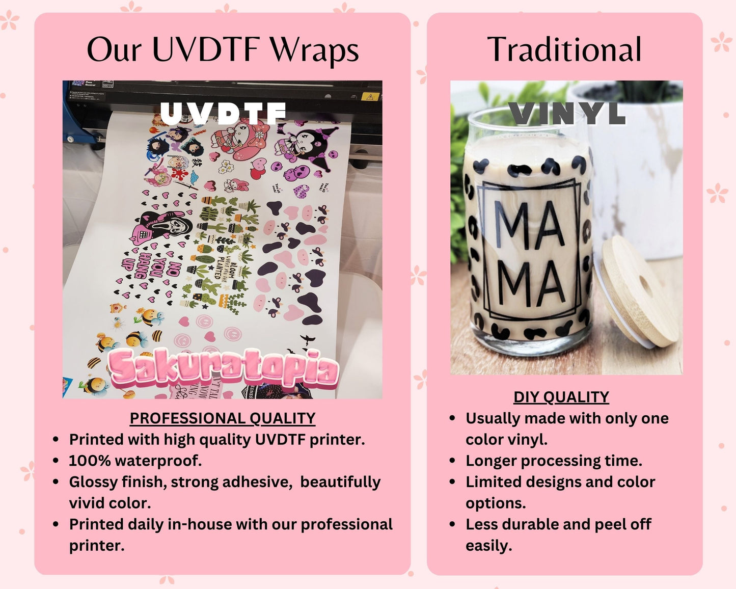 UVDTF 40oz Tumbler Studio Ghibli Anime Wrap, Ready to Use Tumbler UVDTF transfers for tumbler | Ready to Apply UVDTF wraps for 40oz tumbler