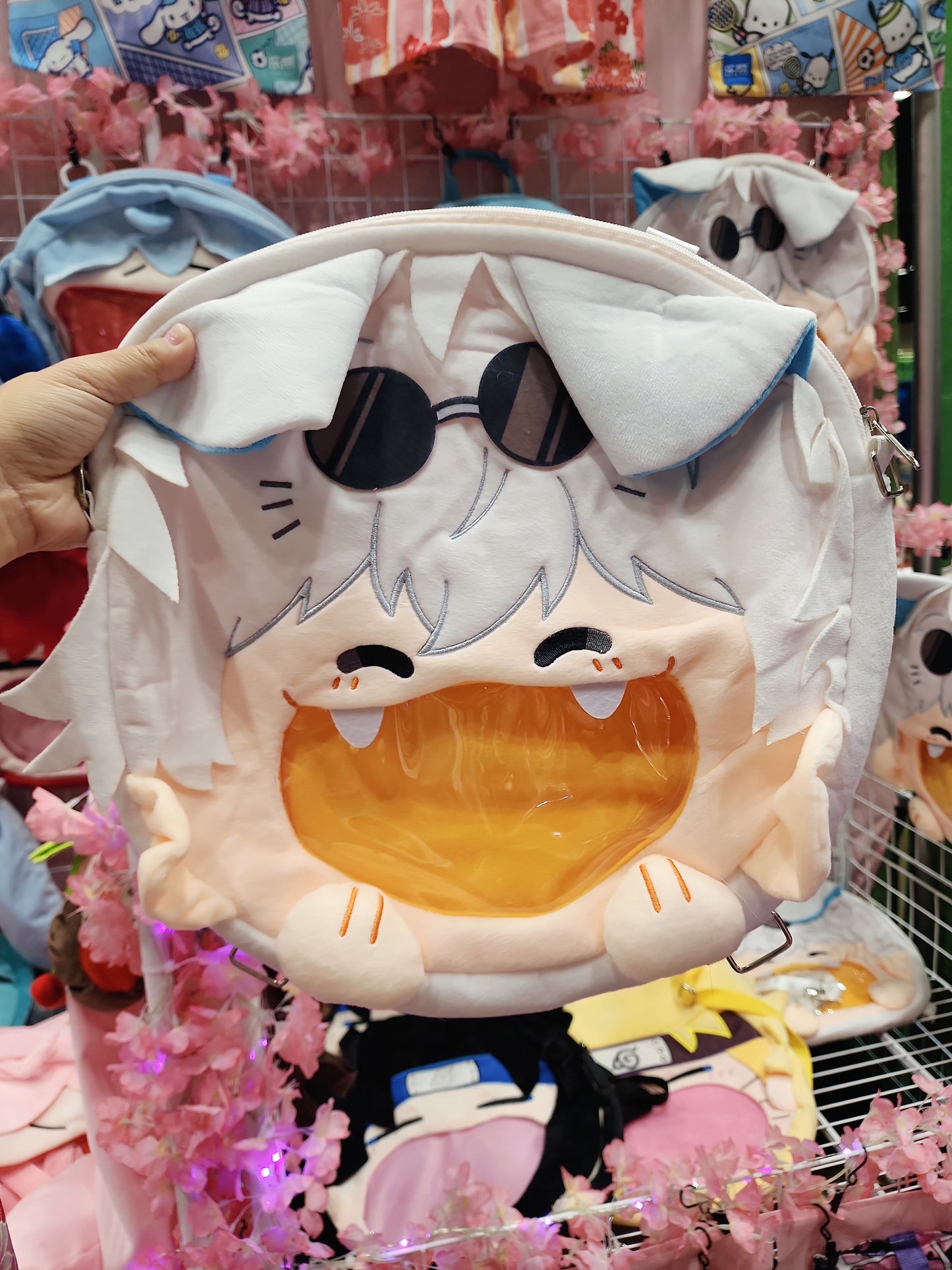 Large Jujutsu Kaisen- Gojo Plush ITA Backpack Bag