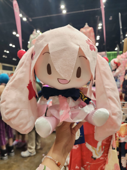 Hatsune Miku Plush Large 13 Inches Tall ( 32 cm )-PINK