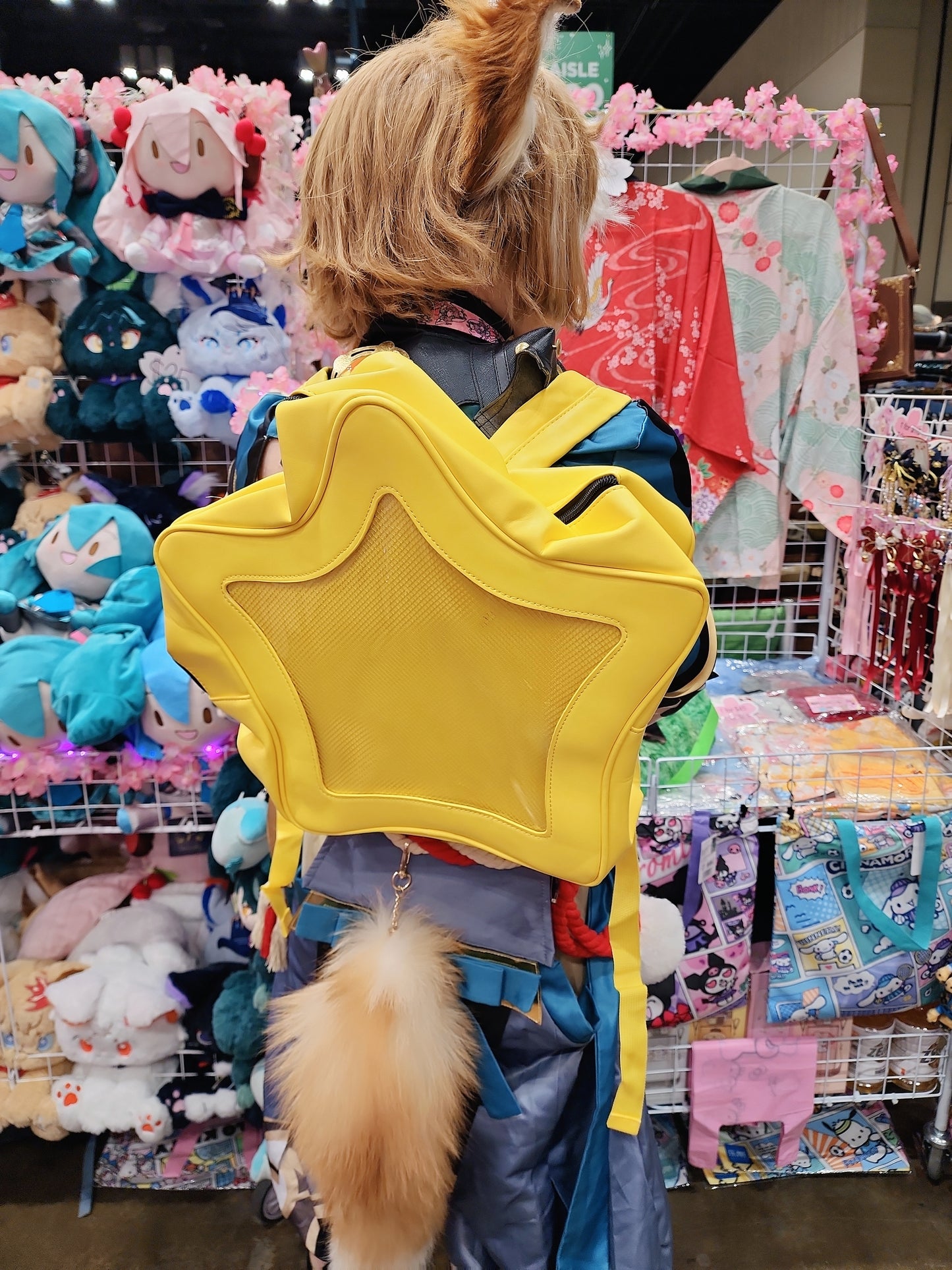 Large Yellow Star Ita Bag, backpack ITA Bag, PIN bag, Girl Backpack, Leather Flap Bag, Schoolbag, Women backpack