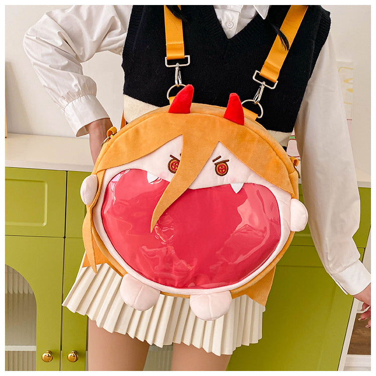 Large Chainsaw Man-Power Plush ITA Backpack Bag