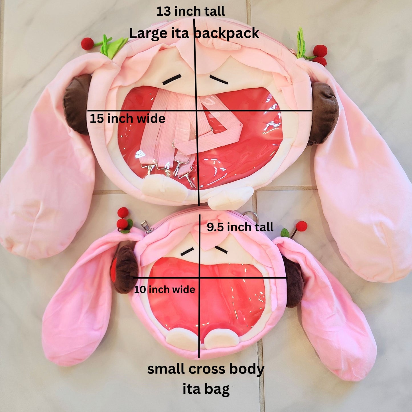 Small Hatsune Miku Plush ITA Cross Body Bag