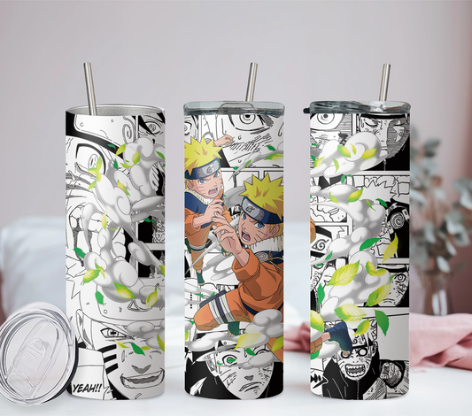 Naruto Anime 20oz Tumbler with Straw and Lid