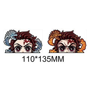 3D Peeker Sticker - Demon Slayer