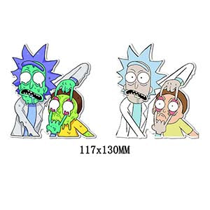 3D Sticker - Rick and Morty