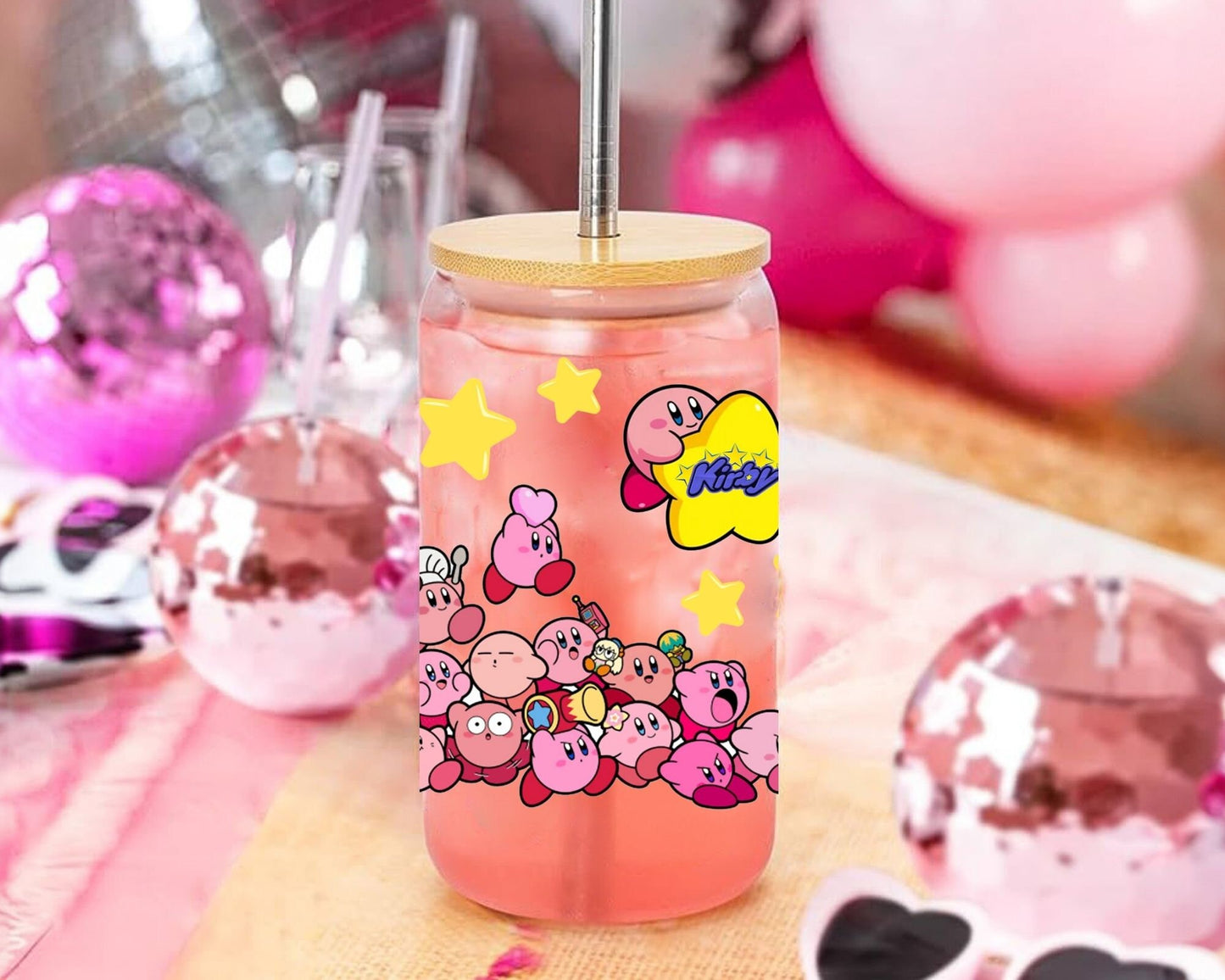 UVDTF Anime Cup Wrap, Ready to Use Glass Cup Wrap for Glass Can | Ready to Apply UVDTF, UVDTF Transfers