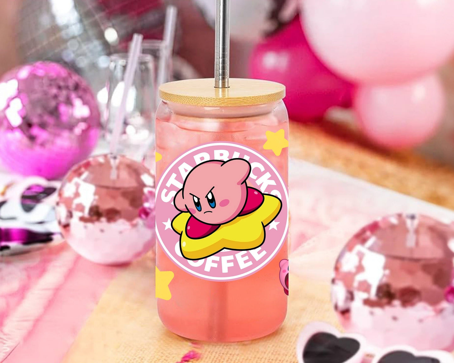 UVDTF Anime Cup Wrap, Ready to Use Glass Cup UVDTF transfers for Glass Can | Ready to Apply UVDTF wraps for Libbey Glass