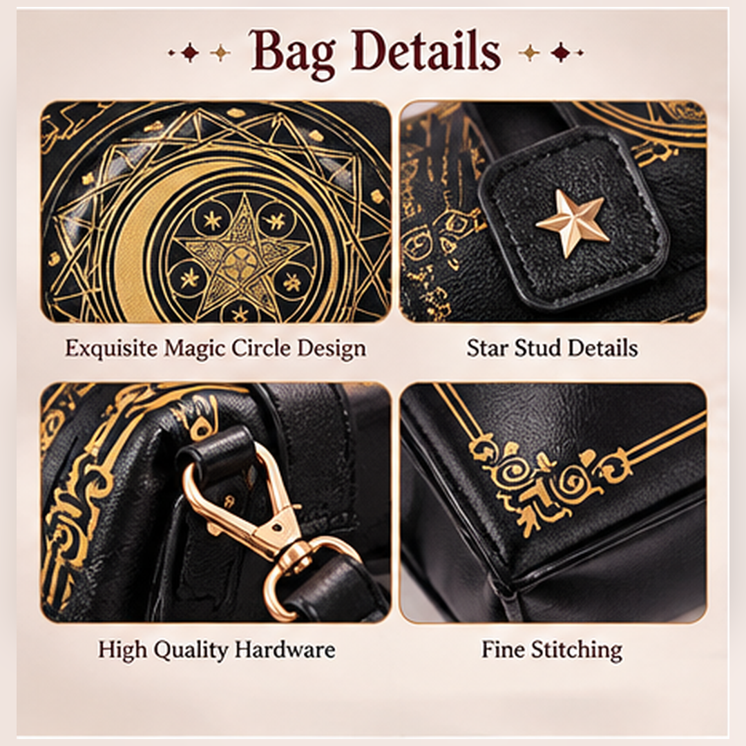 Spell book ita bag, anime ita bag, kawaii display bag, enamel pin ita bag, witchy ita bag, fantasy cosplay bag, kawaii ita crossbody