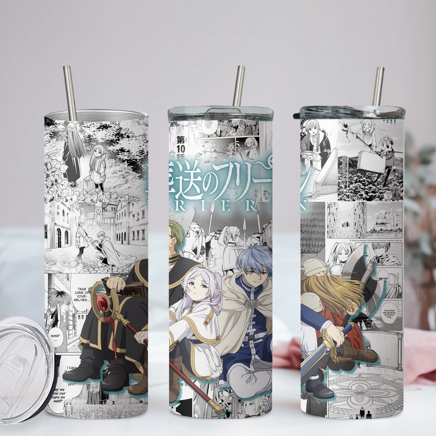 Frieren Collection Anime 20oz Tumbler with Straw and Lid