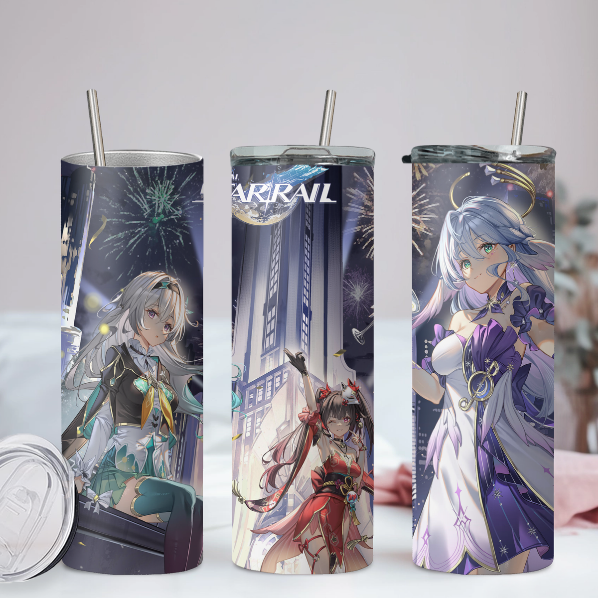 `Collection Anime 20oz Tumbler with Straw and Lid