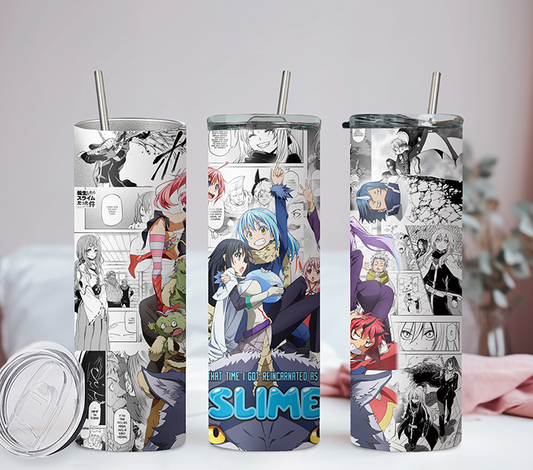 Slime Anime 20oz Tumbler with Straw and Lid