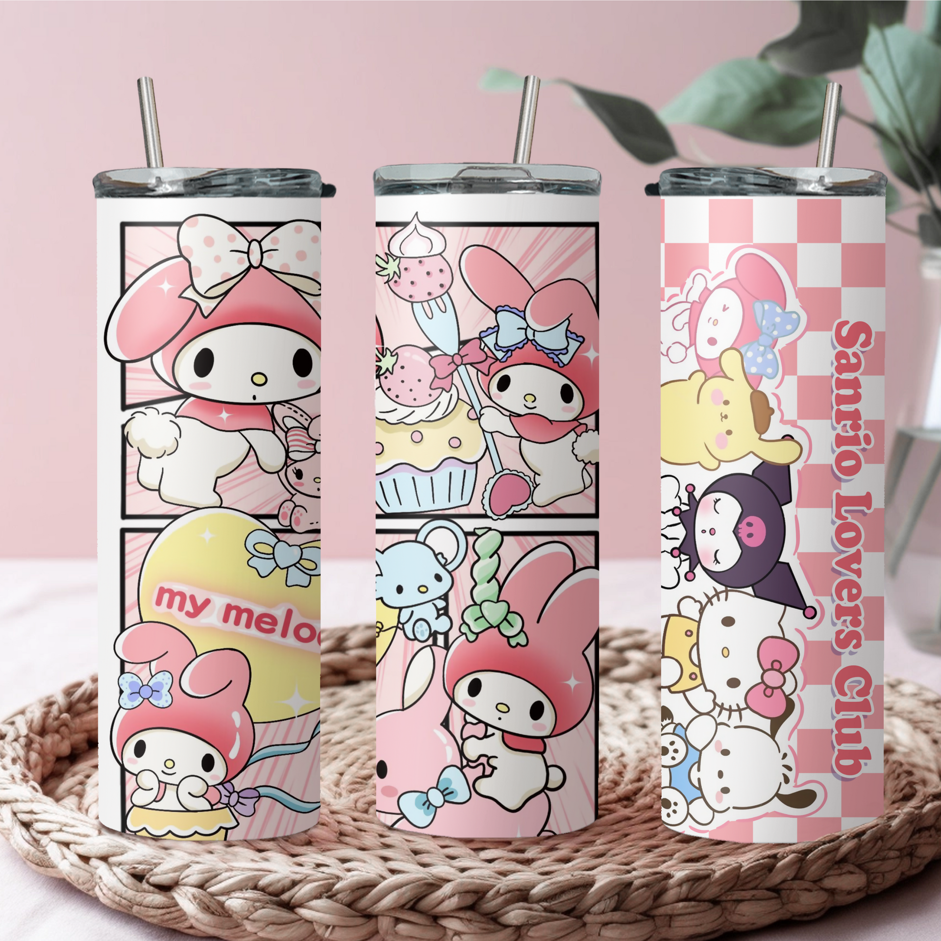 Kuromi Melody 20oz Stainless Steel Tumbler