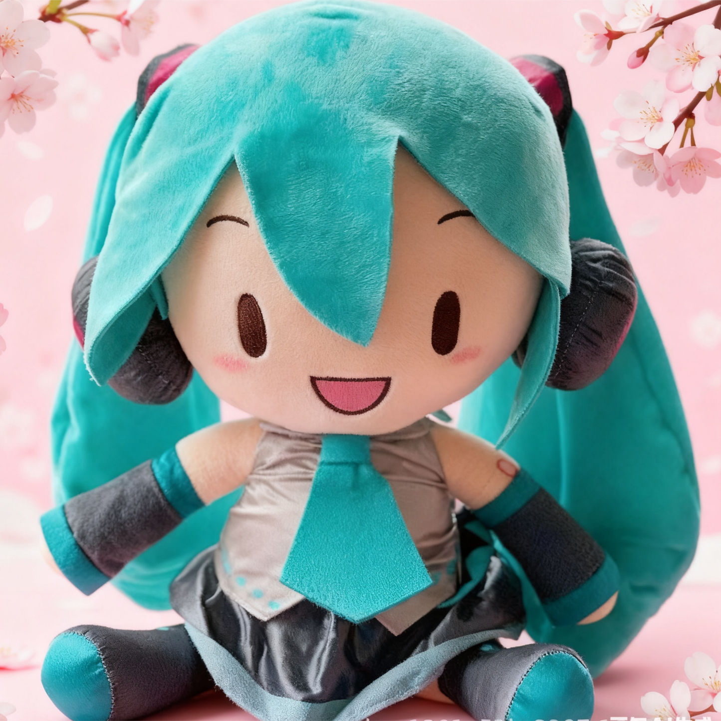 Hatsune Miku 12.5" Plush Doll – Original Miku and Sakura Miku soft Collectible Anime Plush Toy