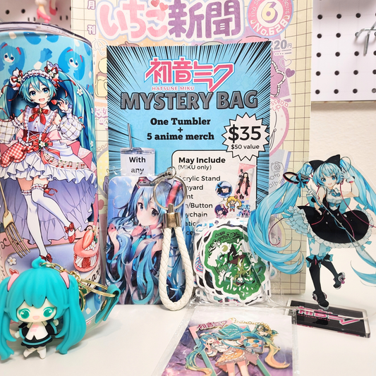 Blind Date with Miku Mystery Box – 20oz Tumbler + 5 Surprise Miku Merch Items