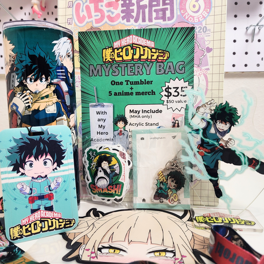 Blind Date with My Hero Academia Mystery Box – 20oz Tumbler + 5 Surprise My Hero Academia Merch Items