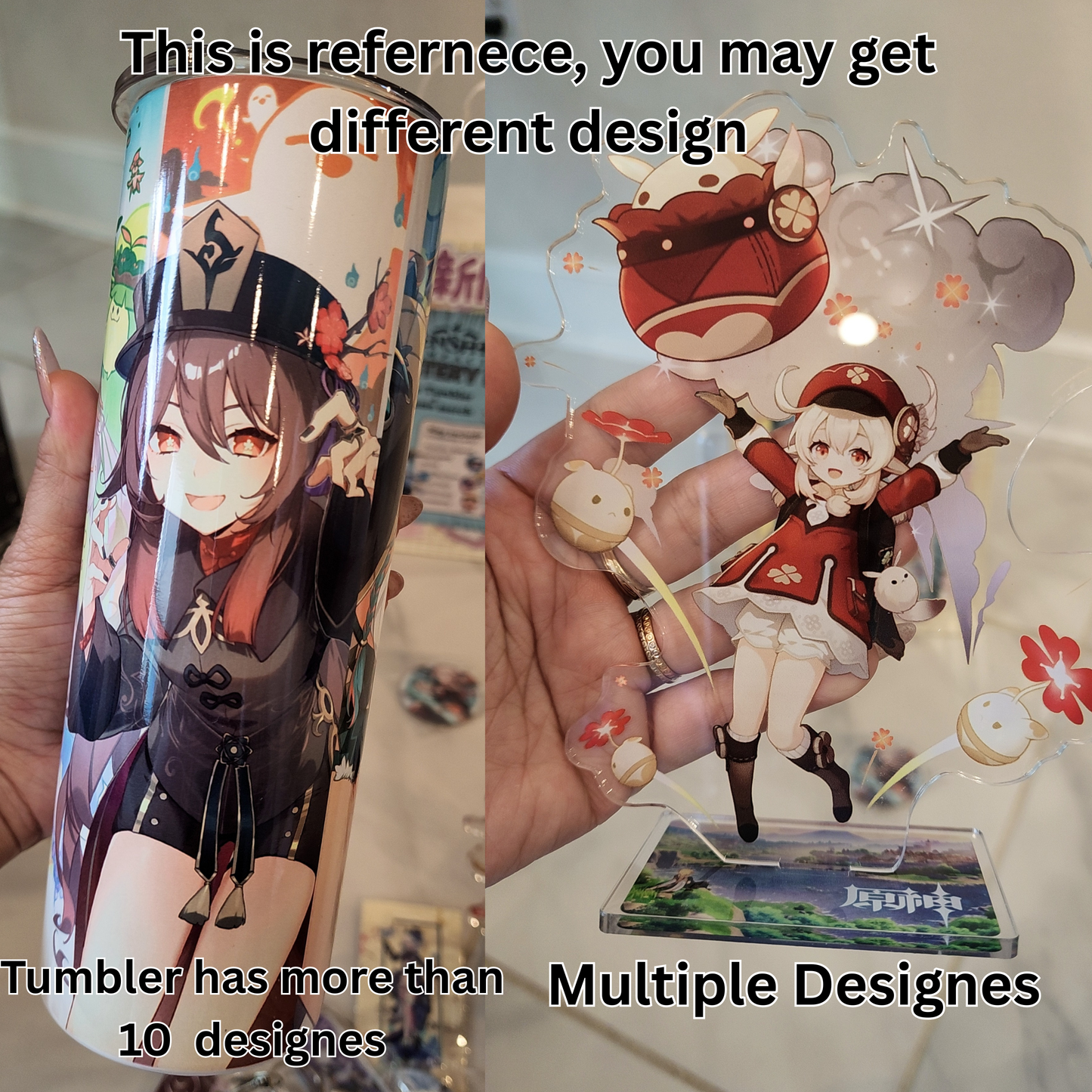 Blind Date with Genshin Impact Mystery Box – 20oz Tumbler + 5 Surprise Genshin Impact Merch Items