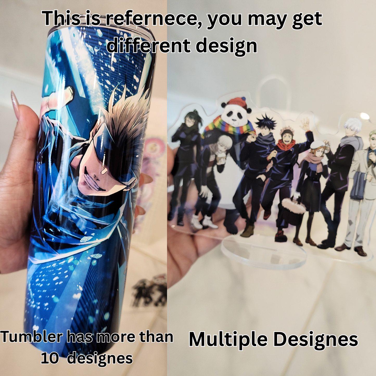 Blind Date with Jujutsu Kaisen Mystery Box – 20oz Tumbler + 5 Surprise Jujutsu Kaisen Merch Items