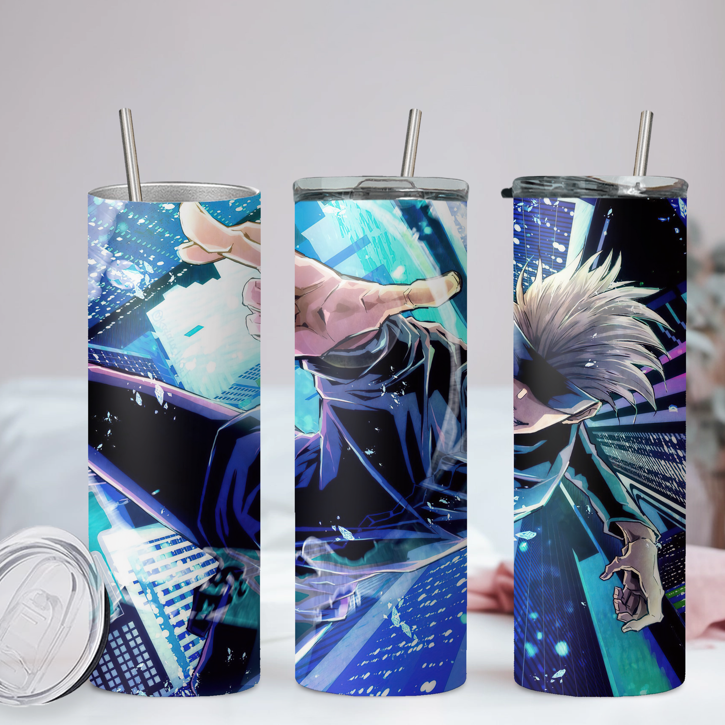 Jujutsu Kaisen Collection Anime 20oz Tumbler with Straw and Lid