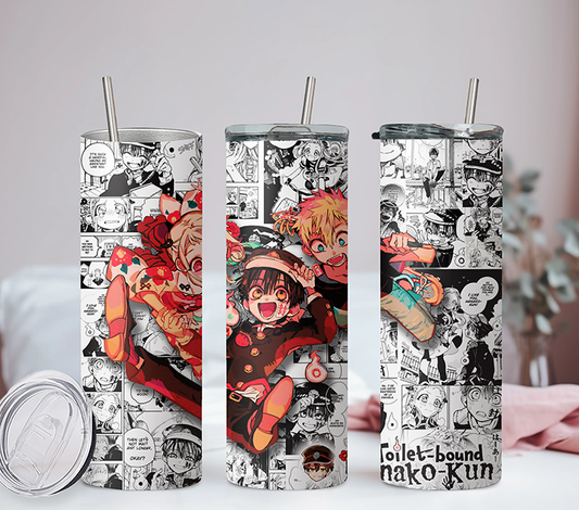 Toilet Bound Hanako Kun Anime 20oz Tumbler with Straw and Lid