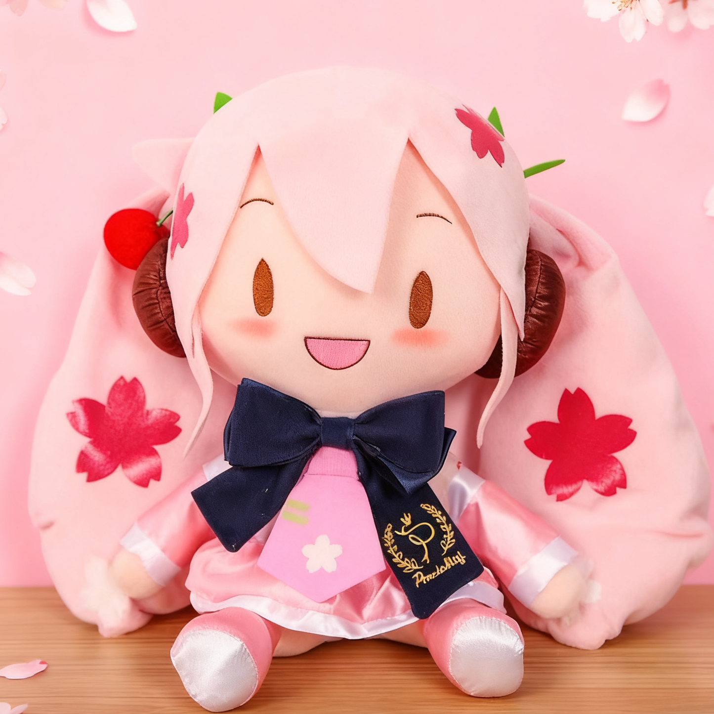 Hatsune Miku 12.5" Plush Doll – Original Miku and Sakura Miku soft Collectible Anime Plush Toy