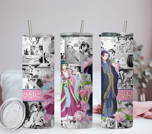 The Apothecary Diaries Anime 20oz Tumbler with Straw and Lid