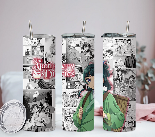 The Apothecary Diaries Anime 20oz Tumbler with Straw and Lid