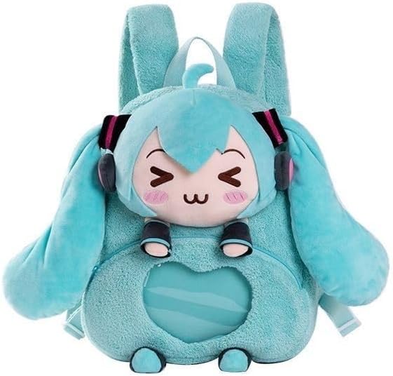 Hatsune Miku Plush ITA Backpack: Kawaii Anime ITA Backpack