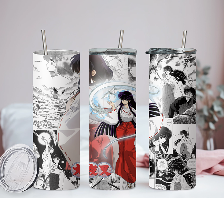 Inuyasha Anime 20oz Tumbler with Straw and Lid