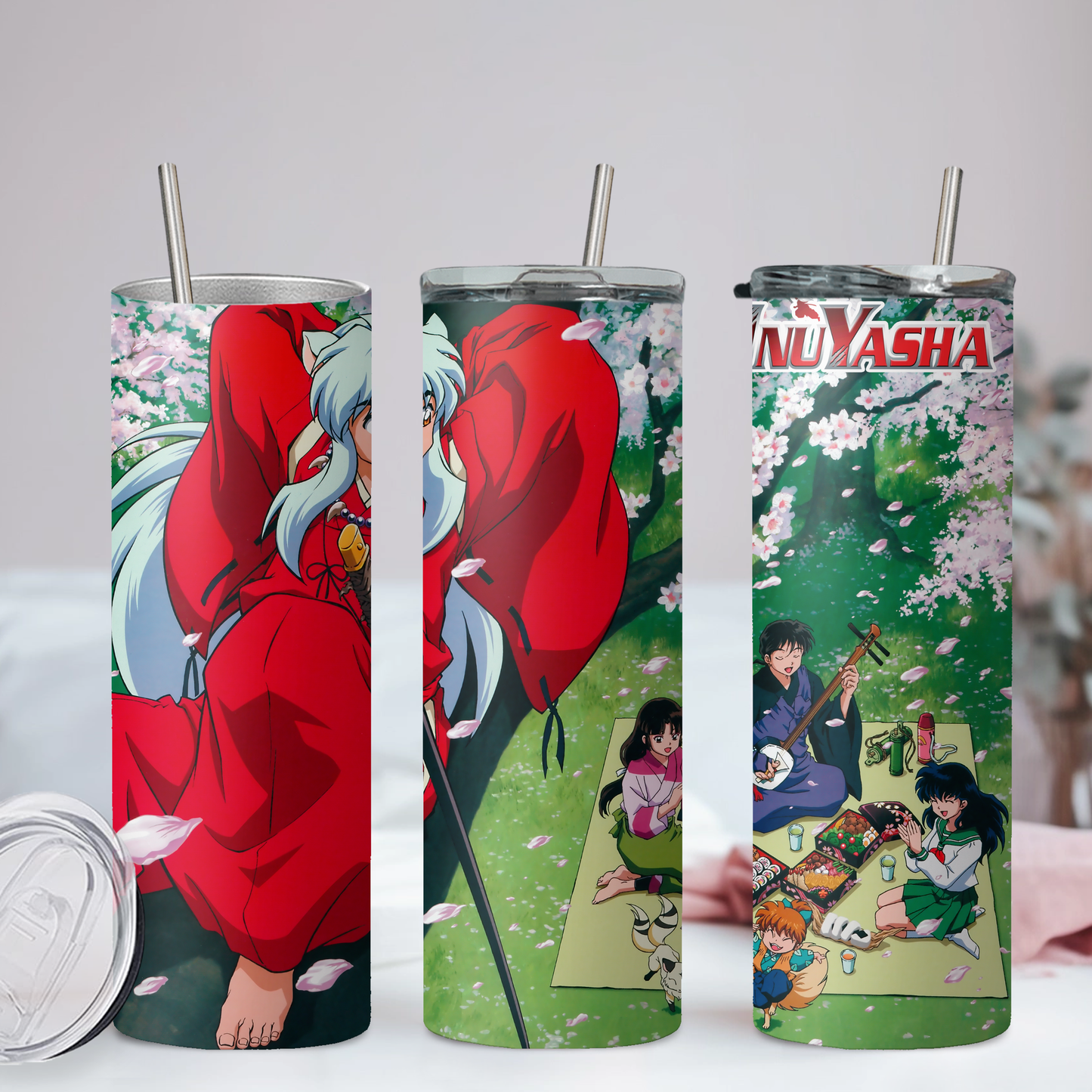 Inuyasha Anime 20oz Tumbler with Straw and Lid