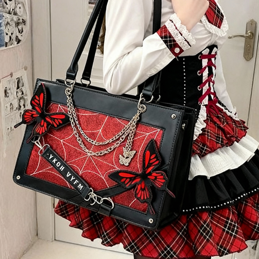 Butterfly  ita bag, anime ita bag, kawaii display bag, enamel pin ita bag, Butterfly ita bag, fantasy cosplay bag, kawaii ita crossbody