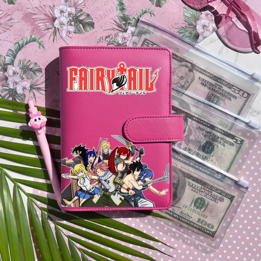 FairyTail Personalized Budget Binder with cash envelopes/ label sticker