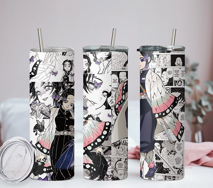 Demon Slayer Collection 20oz Tumbler with Straw and Lid