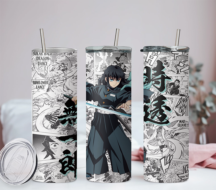 Demon Slayer Collection 20oz Tumbler with Straw and Lid