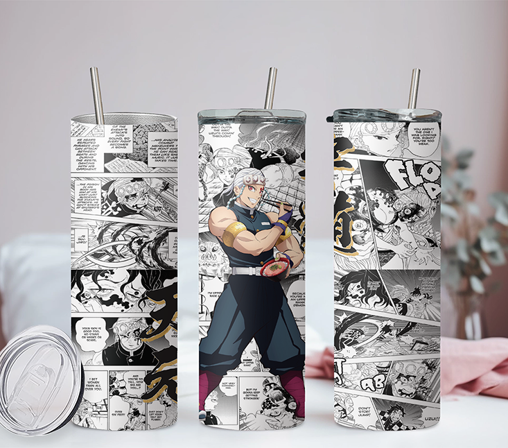 Demon Slayer Collection 20oz Tumbler with Straw and Lid