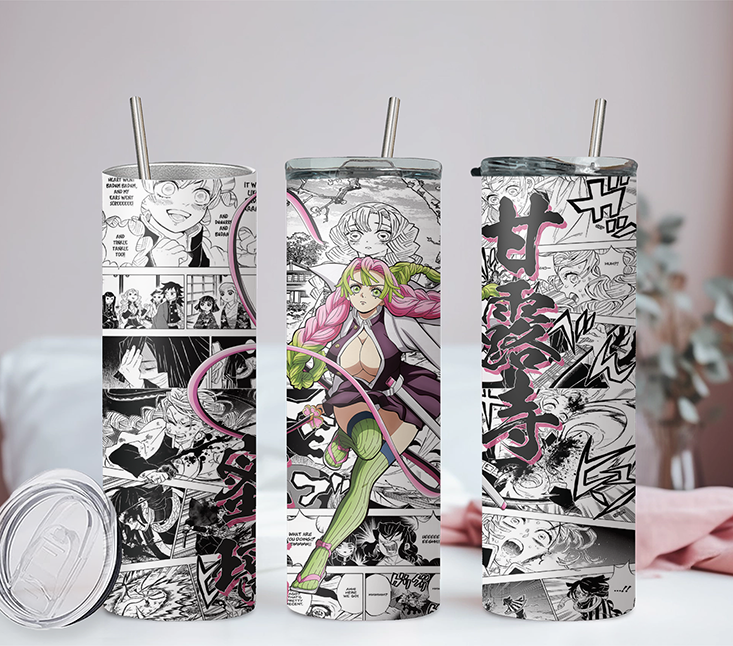 Demon Slayer Collection 20oz Tumbler with Straw and Lid