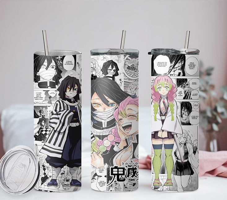 Demon Slayer Collection 20oz Tumbler with Straw and Lid