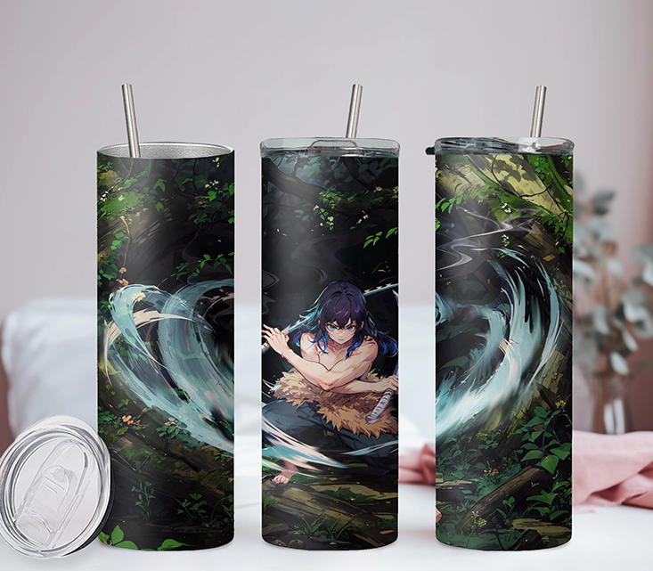 Demon Slayer Collection 20oz Tumbler with Straw and Lid