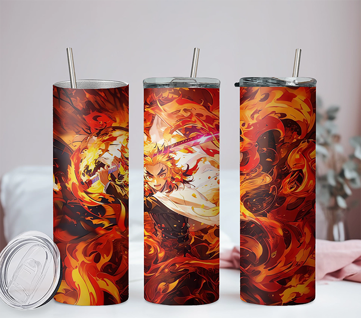 Demon Slayer Collection 20oz Tumbler with Straw and Lid