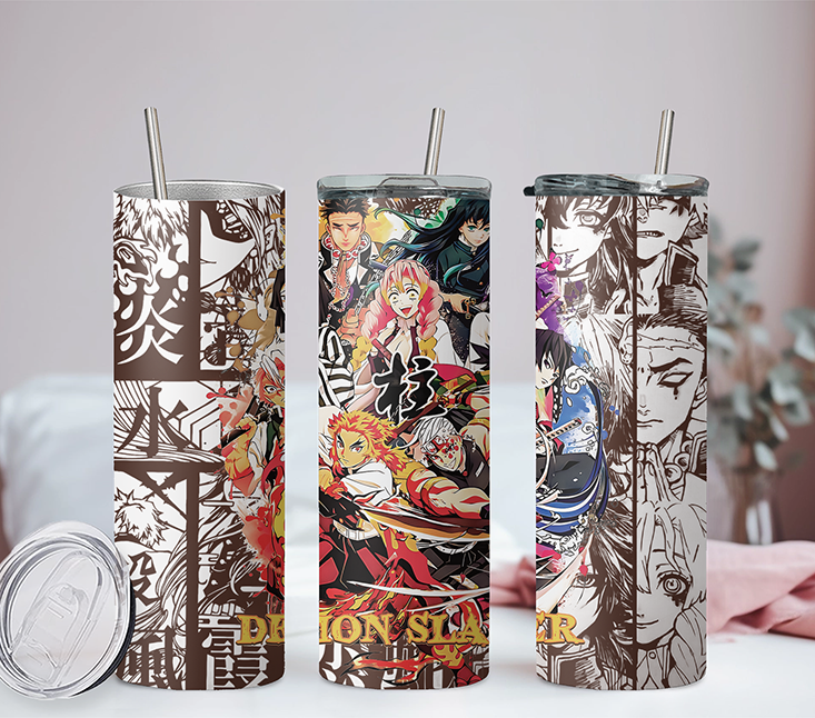 Demon Slayer Collection 20oz Tumbler with Straw and Lid