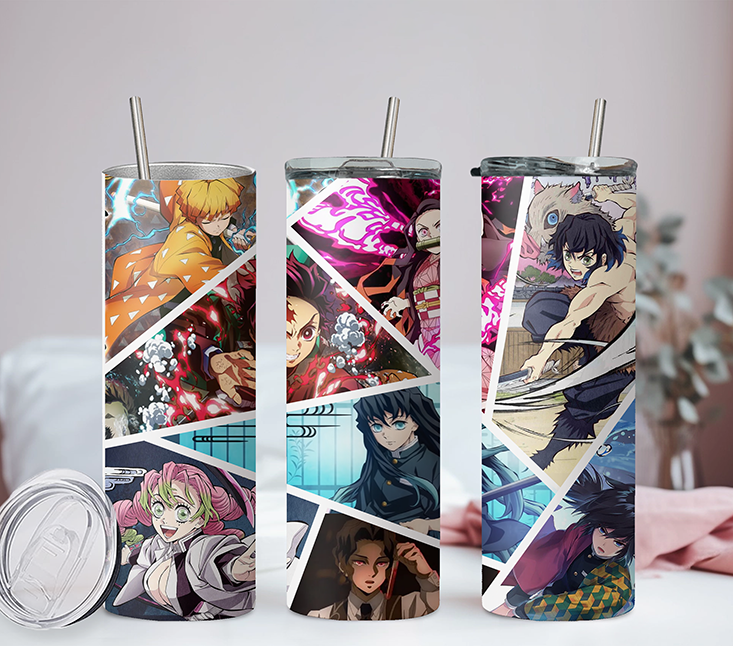 Demon Slayer Collection 20oz Tumbler with Straw and Lid