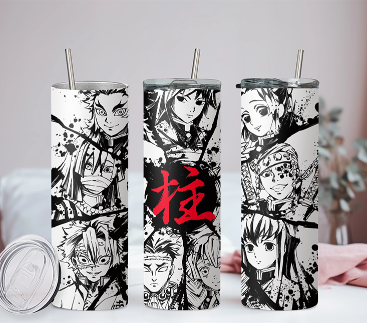 Demon Slayer Collection 20oz Tumbler with Straw and Lid