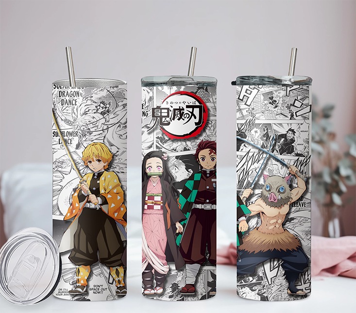 Demon Slayer Collection 20oz Tumbler with Straw and Lid