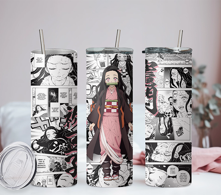 Demon Slayer Collection 20oz Tumbler with Straw and Lid