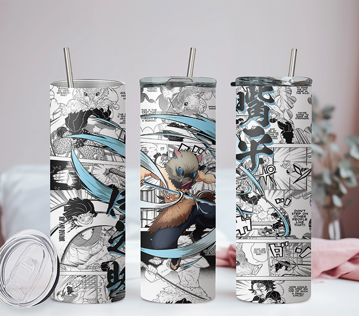 Demon Slayer Collection 20oz Tumbler with Straw and Lid