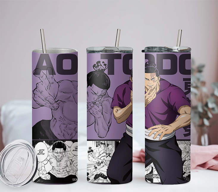 Jujutsu Kaisen Collection Anime 20oz Tumbler with Straw and Lid