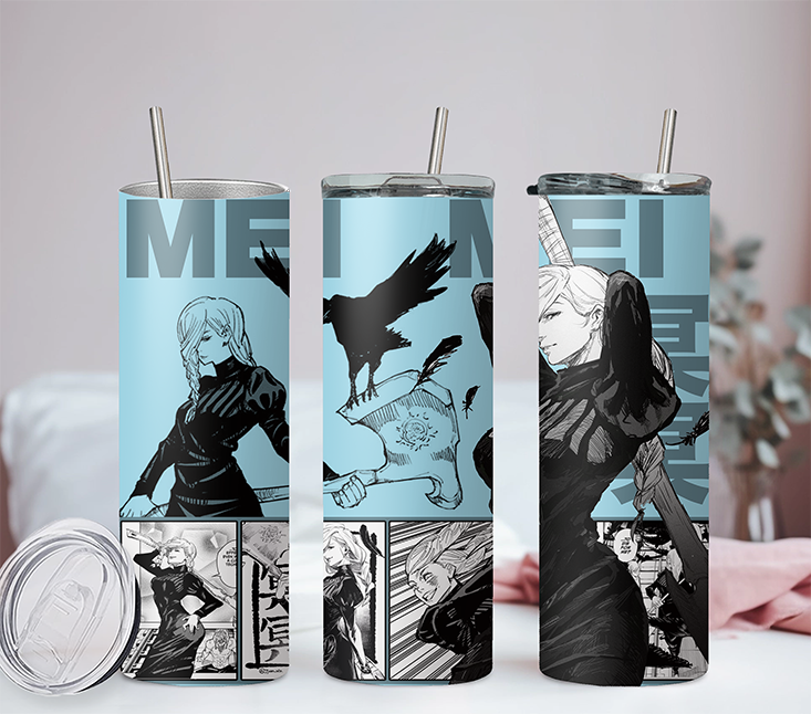 Jujutsu Kaisen Collection Anime 20oz Tumbler with Straw and Lid