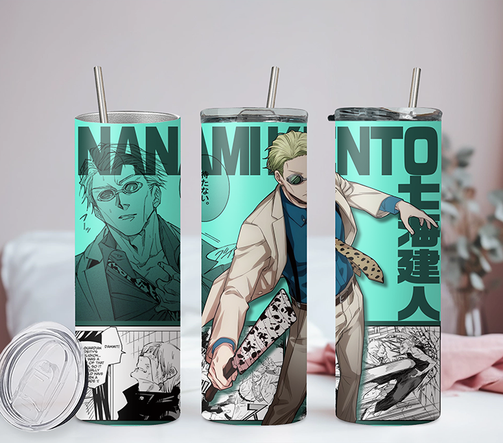 Jujutsu Kaisen Collection Anime 20oz Tumbler with Straw and Lid