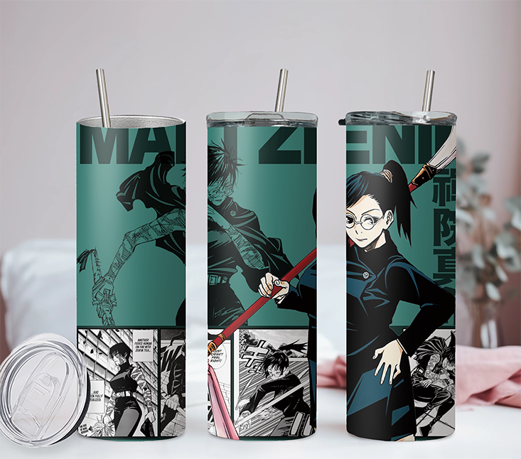 Jujutsu Kaisen Collection Anime 20oz Tumbler with Straw and Lid